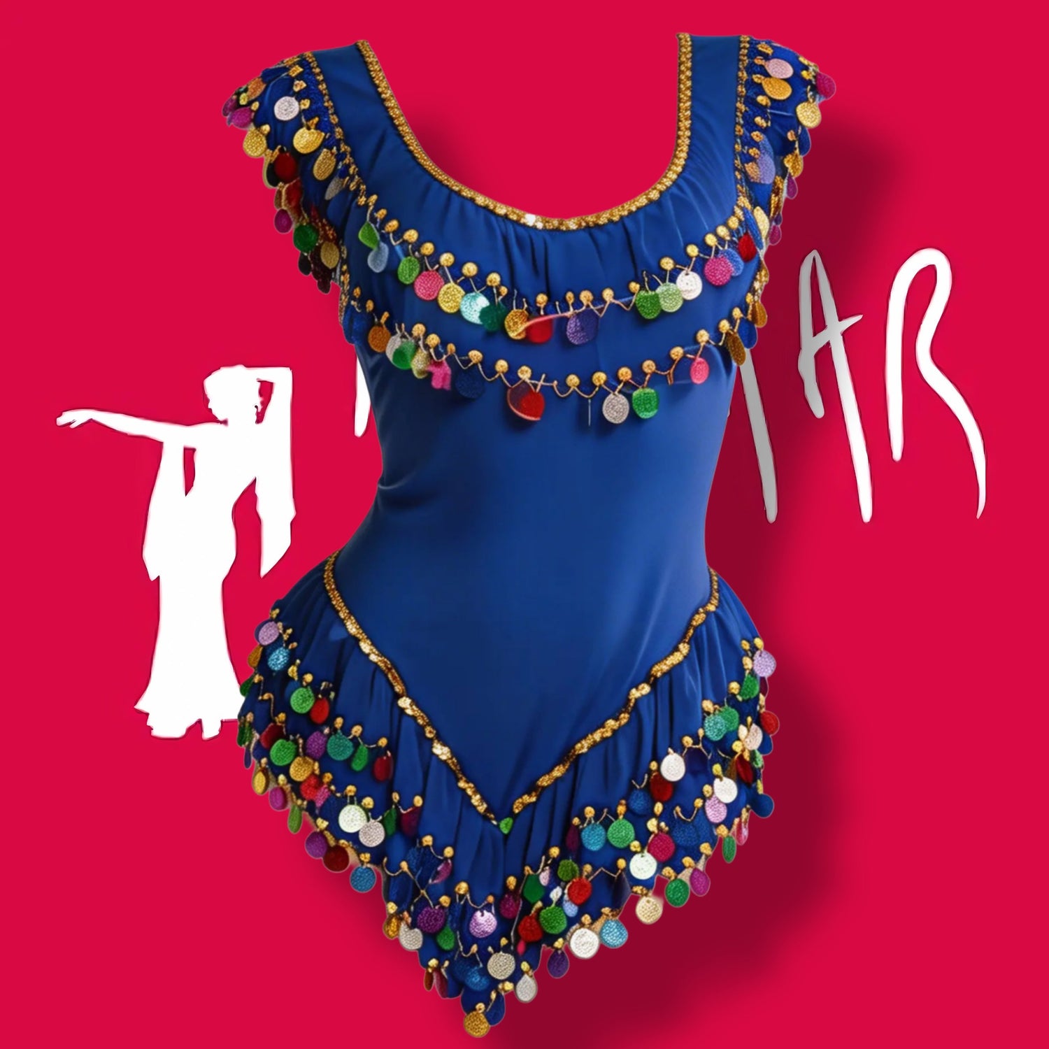 Alexandrian belly dance shirt - Bazaar Gad