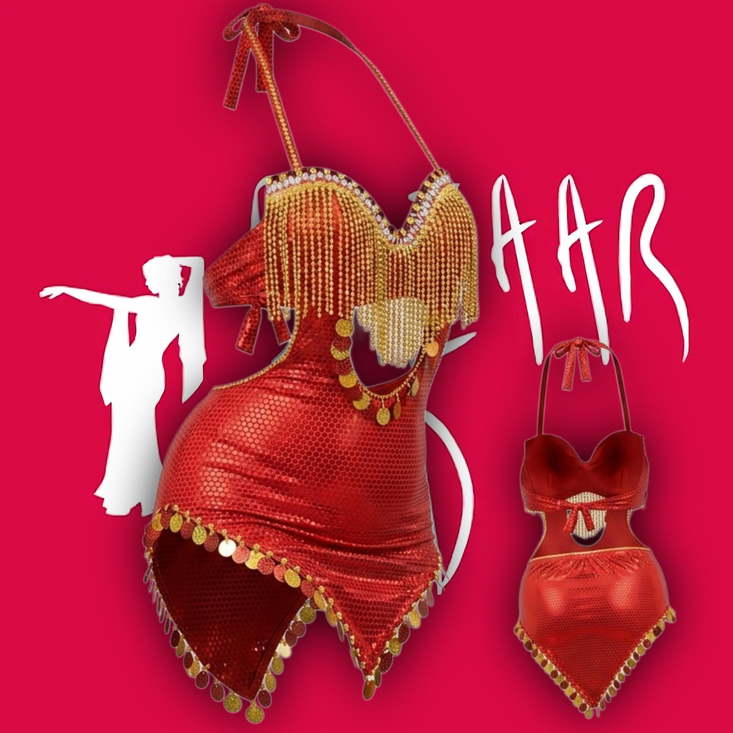 Belly dance suit